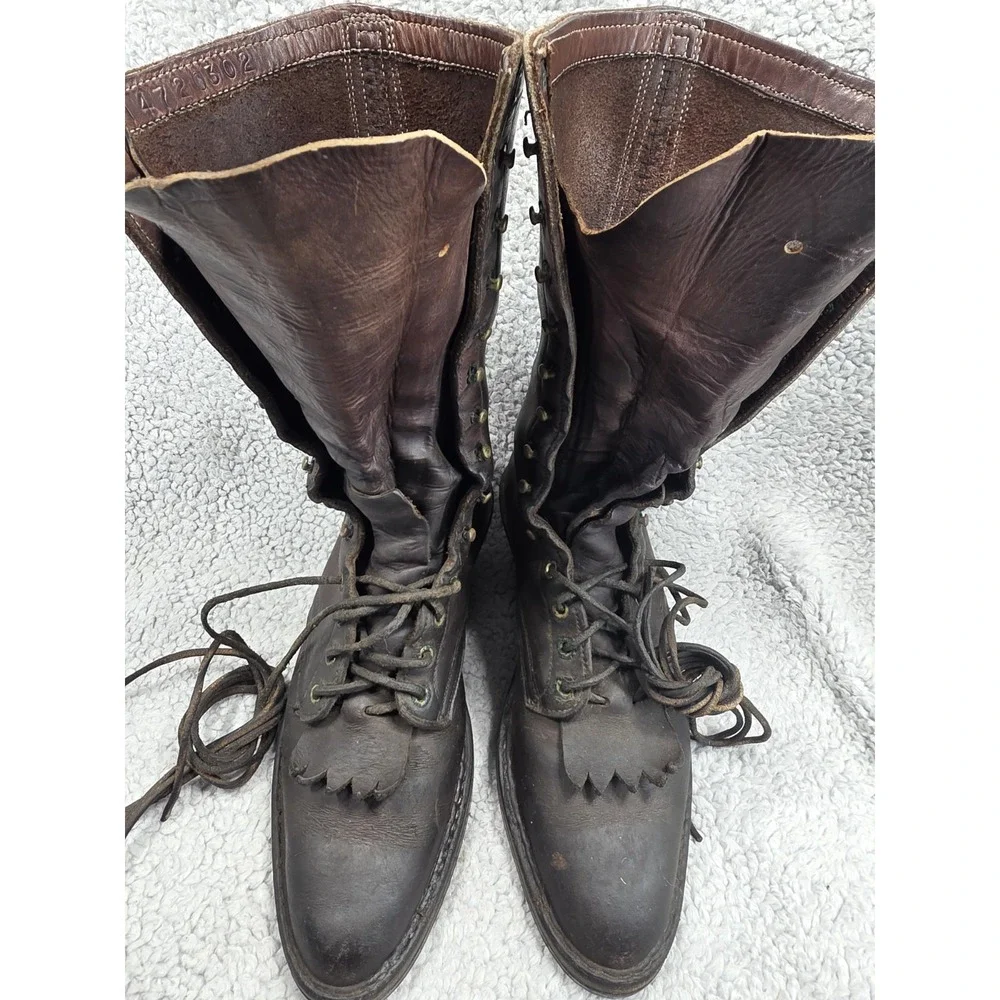 White's Hunter Vibram‎ Handmade Spokane Leather Boots Mens Size 10.5?? SEE DESC